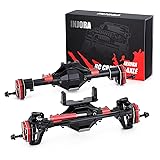 INJORA RC Axle Metal Front and Rear Portal Axle