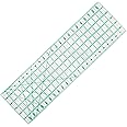 MANUFORE Quilting Ruler 6” x 24” Sewing Acrylic Ruler Anti-Slip Metric Ruler DIY Quilting Tools with Clear Printed Lines for