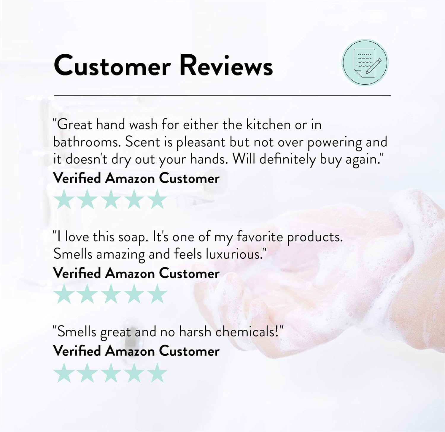 J.R. Watkins Foaming Hand Soap For Bathroom or Kitchen, Scented, USA Made And Cruelty Free, 9 Fl Oz, Ocean Breeze, 6 Pack: Beauty