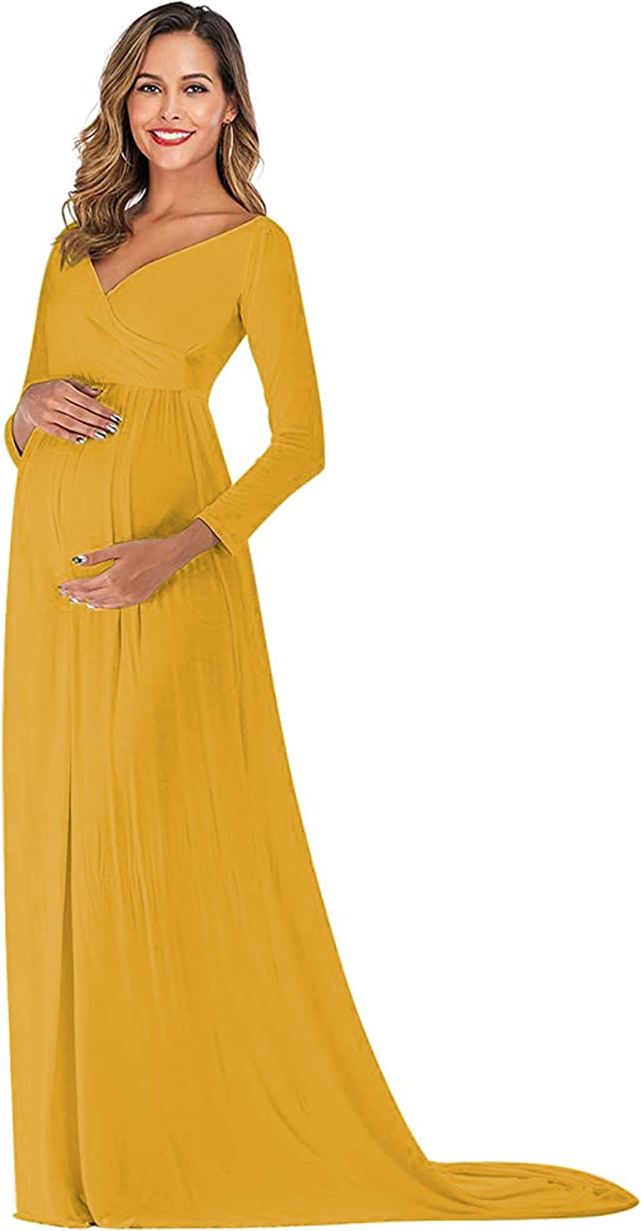 Baby Shower Maternity Gown Photography Prop Pregnancy Dress Maternity Photo Shoot Pregnancy Gown Maternity Dress for Photo Shoot