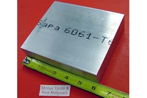 STONER METALS 1-1/2" X 6" Aluminum 6061 Flat BAR 6" Long +.07"/-0 Solid T6511 Extruded Plate Mill Stock. This is Extruded bar not Sanded or Polished and May Have Scratches from handling.