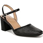 Naturalizer Women's Wave Ankle Strap Closed Toe Heeled Dress Shoe