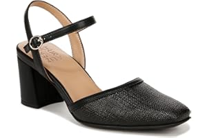 Naturalizer Women's Wave Ankle Strap Closed Toe Dress Heels Pump