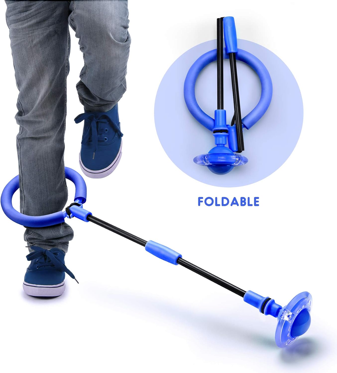 Dodgeballs Sports & Outdoors Pogo Stick Skip Ball Flashing Jumping Ring