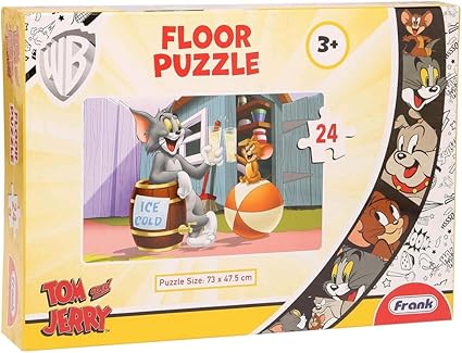 Frank Tom and Jerry Puzzle Having a Feast (24 Pieces)