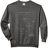 F-18 F/A-18E Super Hornet Jet Airplane Comfort Colors Adult Sweatshirt