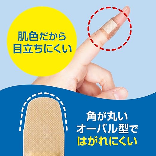 Amazon Band Aid バンドエイド 救急絆創膏 肌色タイプ ジャンボ Sサイズ 10枚 Band Aid バンドエイド ドラッグストア