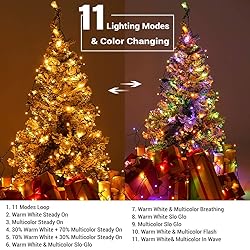 BrizLabs Christmas Lights, 180ft 500 LED Color