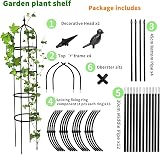 PICK FOR LIFE Garden Trellis 175cm Obelisk Climbing Plant Support Rustproof view 5