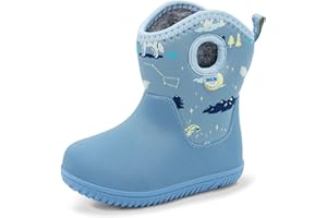 JAN & JUL Waterproof Toasty-Dry Winter Boots with Sherpa Lining for Kids