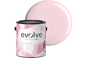 EVOLVE Paint & Primer: Environment-friendly, Low Sheen with One-coat Coverage for Interior & Exterior surfaces (Posy Pink, 1-Gallon)
