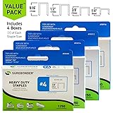 Surebonder Heavy Duty Staples No. 4 Variety Pack
