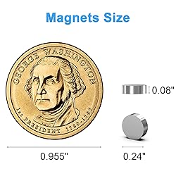 Small Magnets, Caturledas 400 Pack 6x2mm Little