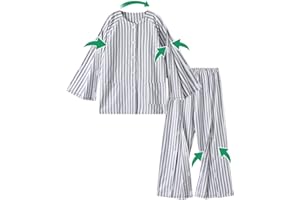 Aylashine Long-Sleeved Bedridden Pajamas Set, Hospital Gowns,Bedridden Patient Clothing,Tear Away Patient Clothes