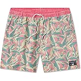 Southern Marsh Shoals Seawash Swim Trunks - Bayside, Coral, Small