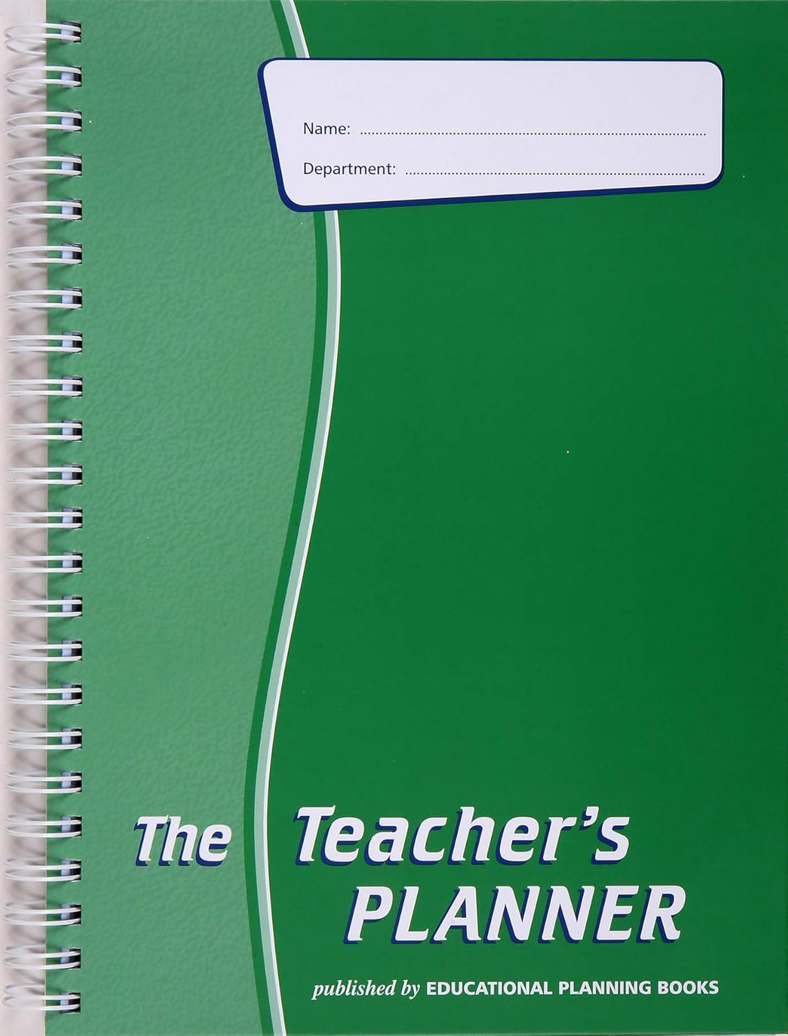 The Teacher's Planner A4 Wiro Bound 201920 (Green, 8 Period) Amazon