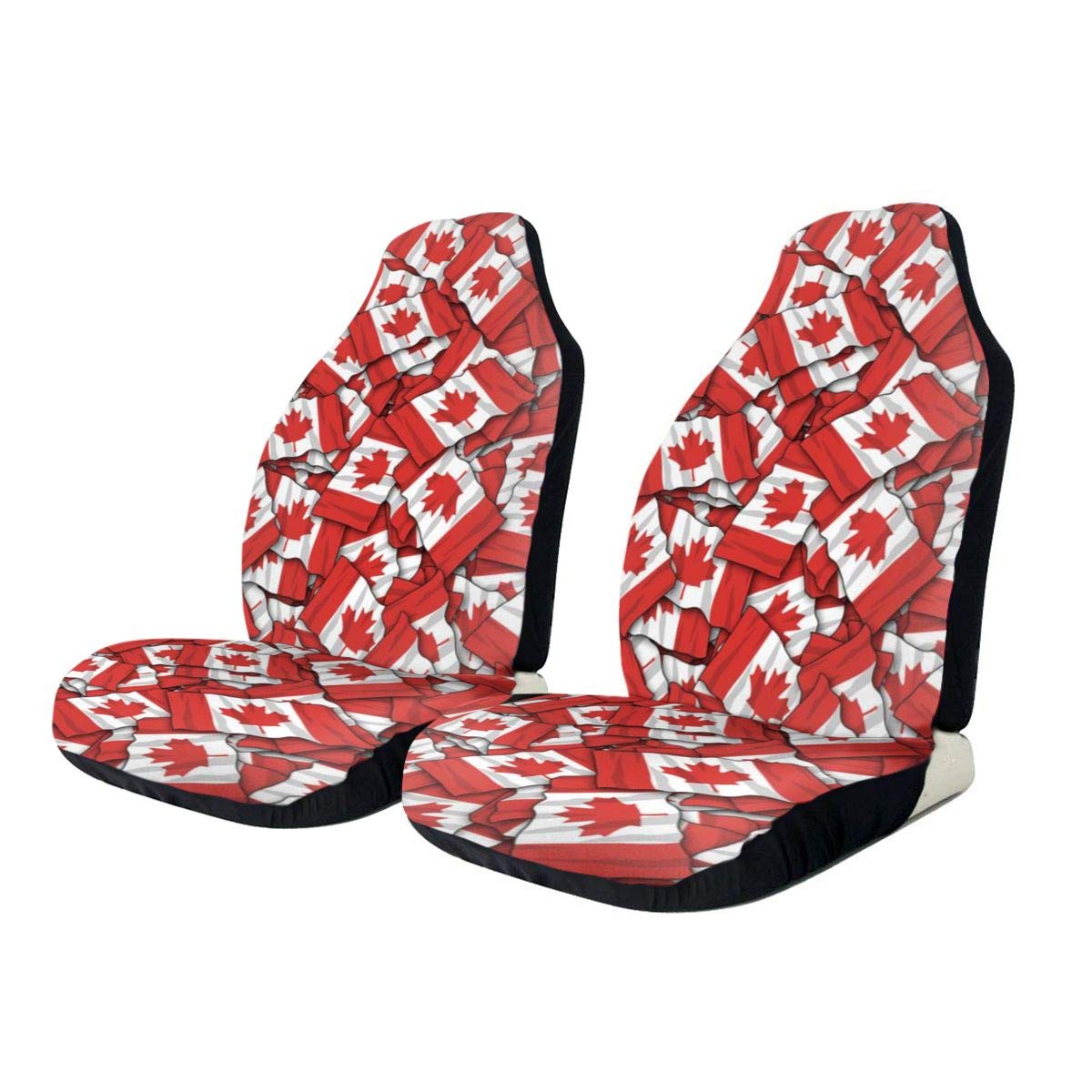 CHILL·TEK Car Seat Covers, Canadian Flag Pattern Universal