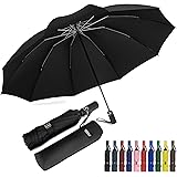 Umbrella Windproof Travel Umbrella Compact Folding Reverse Umbrella,LANBRELLA