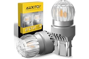 AUXITO 7443 LED Bulb Amber Yellow, Turn Signal Light 7440 7441 7444 T20 Super Bright for Rear Front Blinker Turn Signal Marker Parking Light, Pack of 2