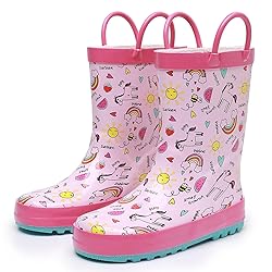 WTW Toddler and Kids Rain Boots Unisex-Child
