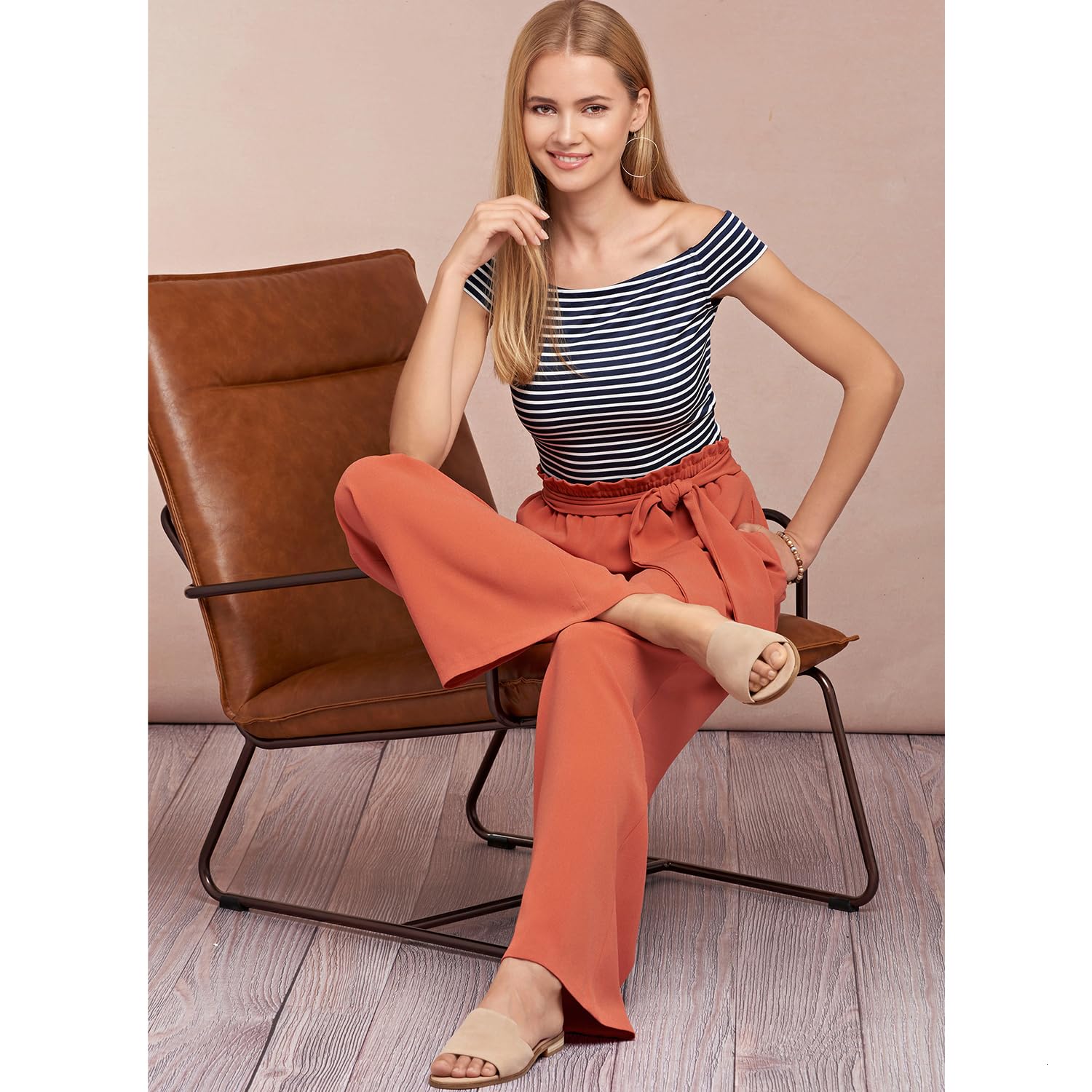 Simplicity US8605A Easy to Sew Women's Skirts and Loose Fitting Pants Sewing Patterns, Sizes 6-24