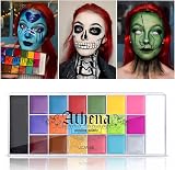 UCANBE Athena Face Body Paint Set 20 Color 10 Brushes Large Pan Halloween view 2