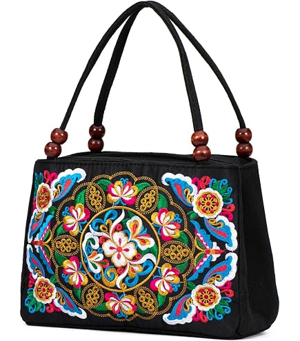 Amazon.com: YZXDORWJ Mexican Embroidered Bag for Women Floral