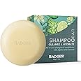 Badger - Jojoba & Baobab Conditioning Shampoo Bar, Natural Vegan Hair Bar, 3 oz