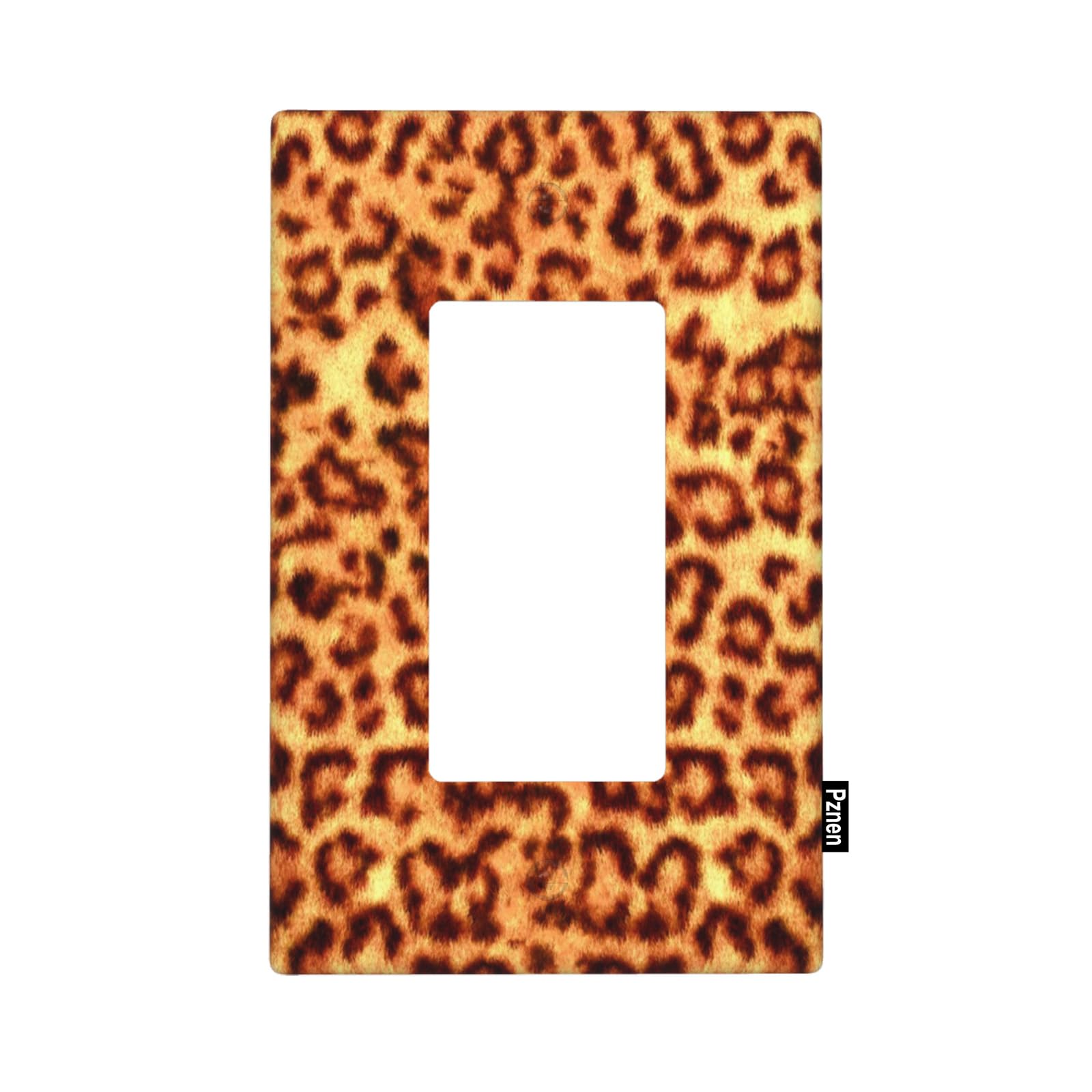 Pznen Leopard Print Rocker Switch Plate Covers