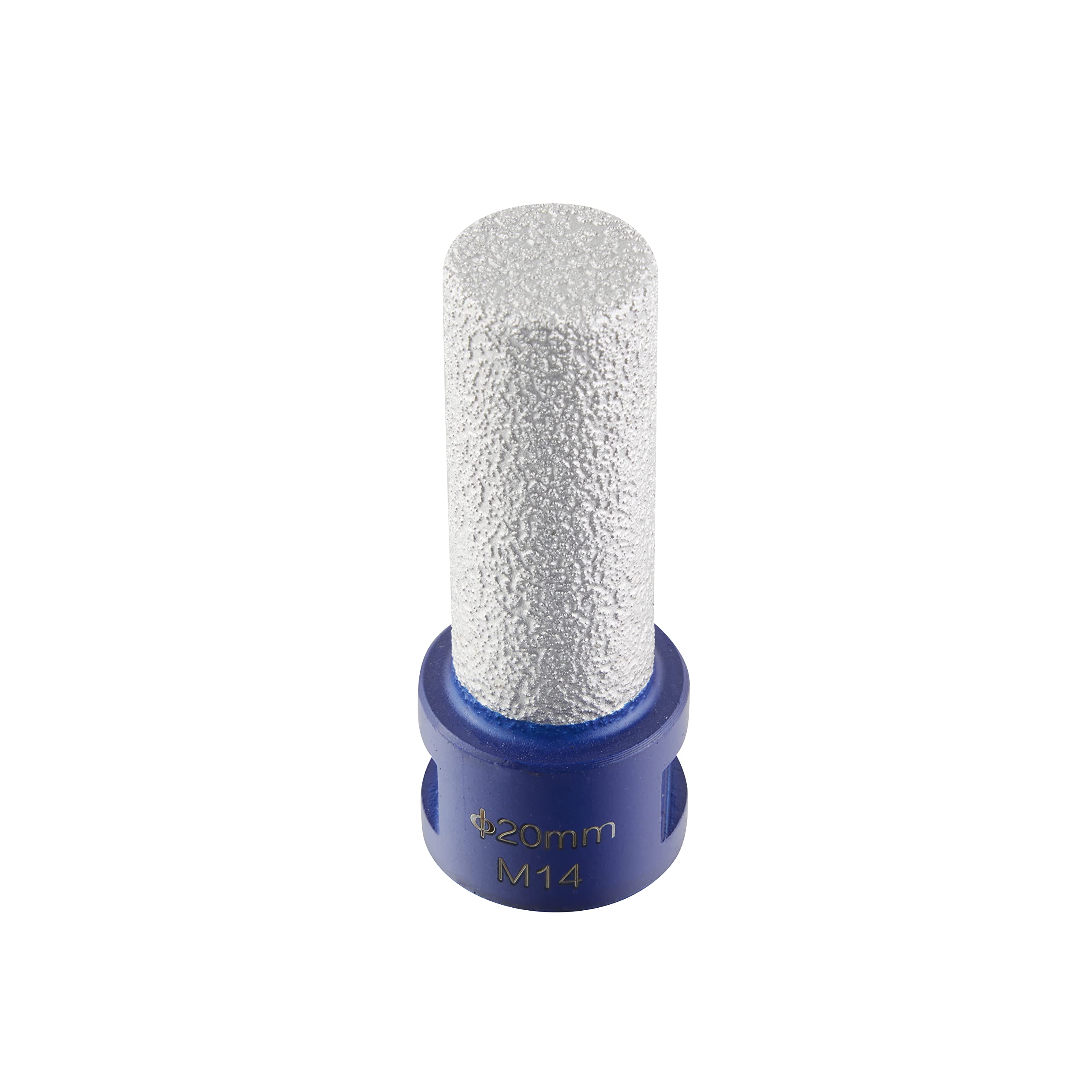 KATSU Diamond Finger Bit 20mm M14 Thread Vacuum Brazed Diamond Milling Reamer Bit for Enlarging and Shaping or Round Bevel Existing Holes in Porcelain Hard Ceramic Granite and Marble