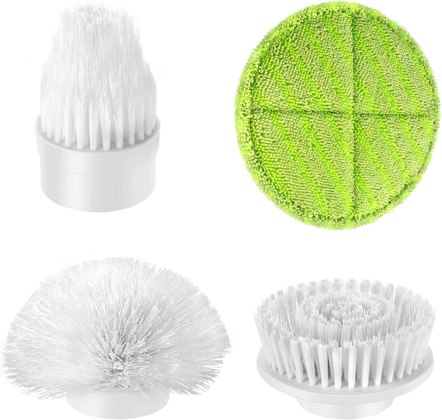 ACRIMAX 4pcs Electric Spin Scrubber Replacement Brush Heads