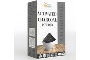 Herbs Botanica Activated Charcoal Powder, Food Grade Natural Detoxifier for Digestive Health, Teeth Whitening, Detoxification & Bug Bite Relief, 8 oz / 227 gm