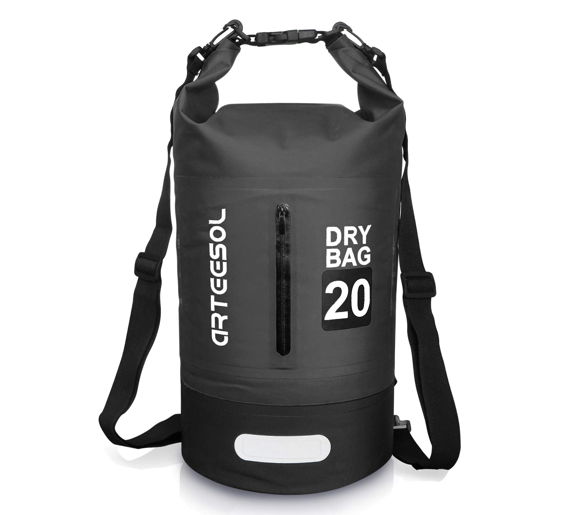 Blackace arteesol Dry Bag 5L/10L/20L/30L Wet Bag Waterproof Bag with Phone Pouch Double Shoulder Strap Backpack for Travelling Fishing Cycling Kayaking Swimming Boating Beach