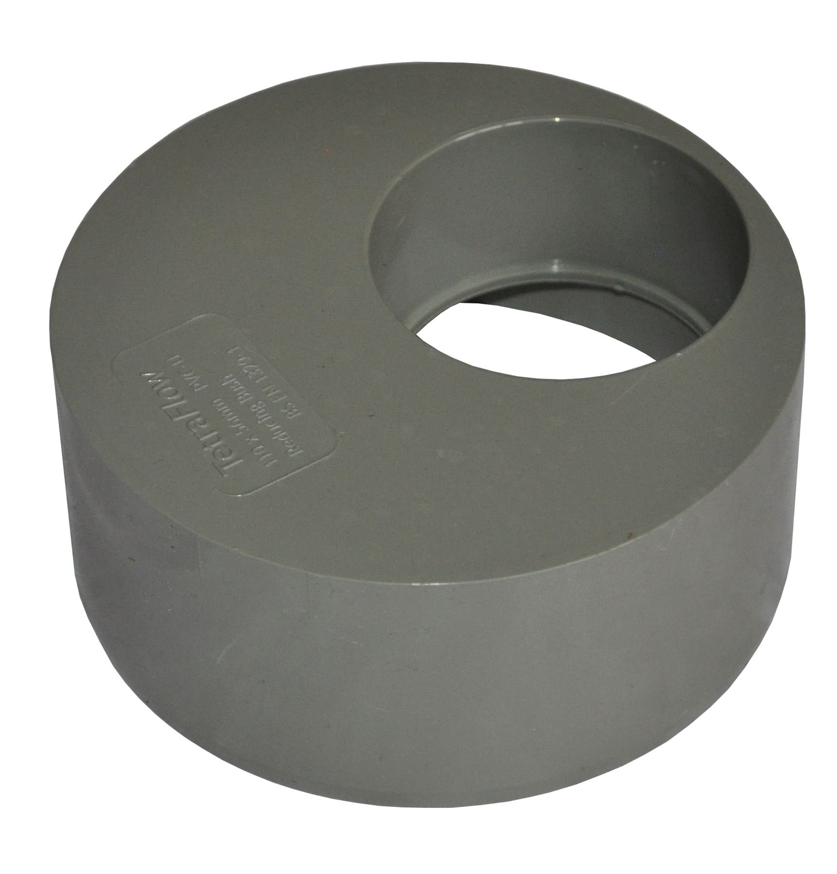 110mm Solvent Soil Pipe to 50mm Reducer - Grey