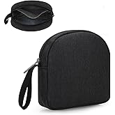 E-Tree Soft Headphone Case Bag for JBL Tune 510BT/520BT/500BT/720BT/Sony WH-CH520/510/720/710/BERIBES/SoundCore Q20/30/TOZO/KVIDIO/JLab/Bose, Travel Electronic Accessories Organizer (Black)