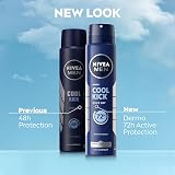 NIVEA MEN Cool Kick Anti-Perspirant Spray 250ml - 72H Sweat Protection Deodorant view 6