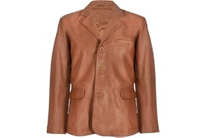 Men's Genuine Leather Blazer Soft Real Italian Tailore Vintage Jacket Coat