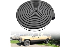 SXMPRAIL Truck Cap Seal 20 FT (2 1/8" Width x 1/2" Height x 20' Length) EPDM Rubber for Truck Cap Over 200 lbs, Camper Shell Over 200 lbs Truck Canopy Seal Five Year Free Replacement