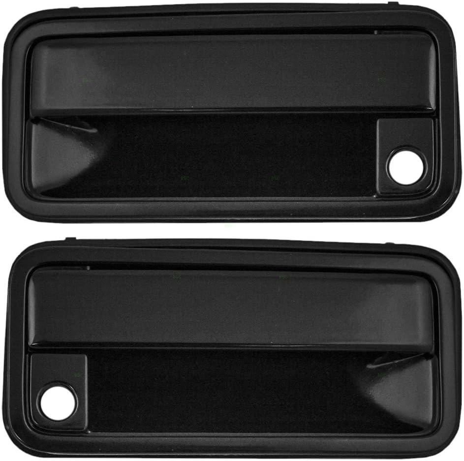 Pair Set Front Outside Exterior Door Handles Replacement for Chevrolet GMC Pickup Truck SUV 15968163 15968164