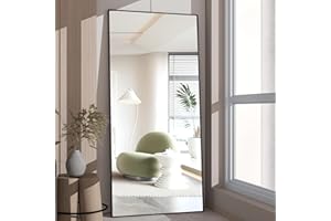 CONGUILIAO Full Length Mirror 65"x24" Floor Mirror Standing Mirror Large and Long Mirror, Hanging Standing or Leaning Bedroom