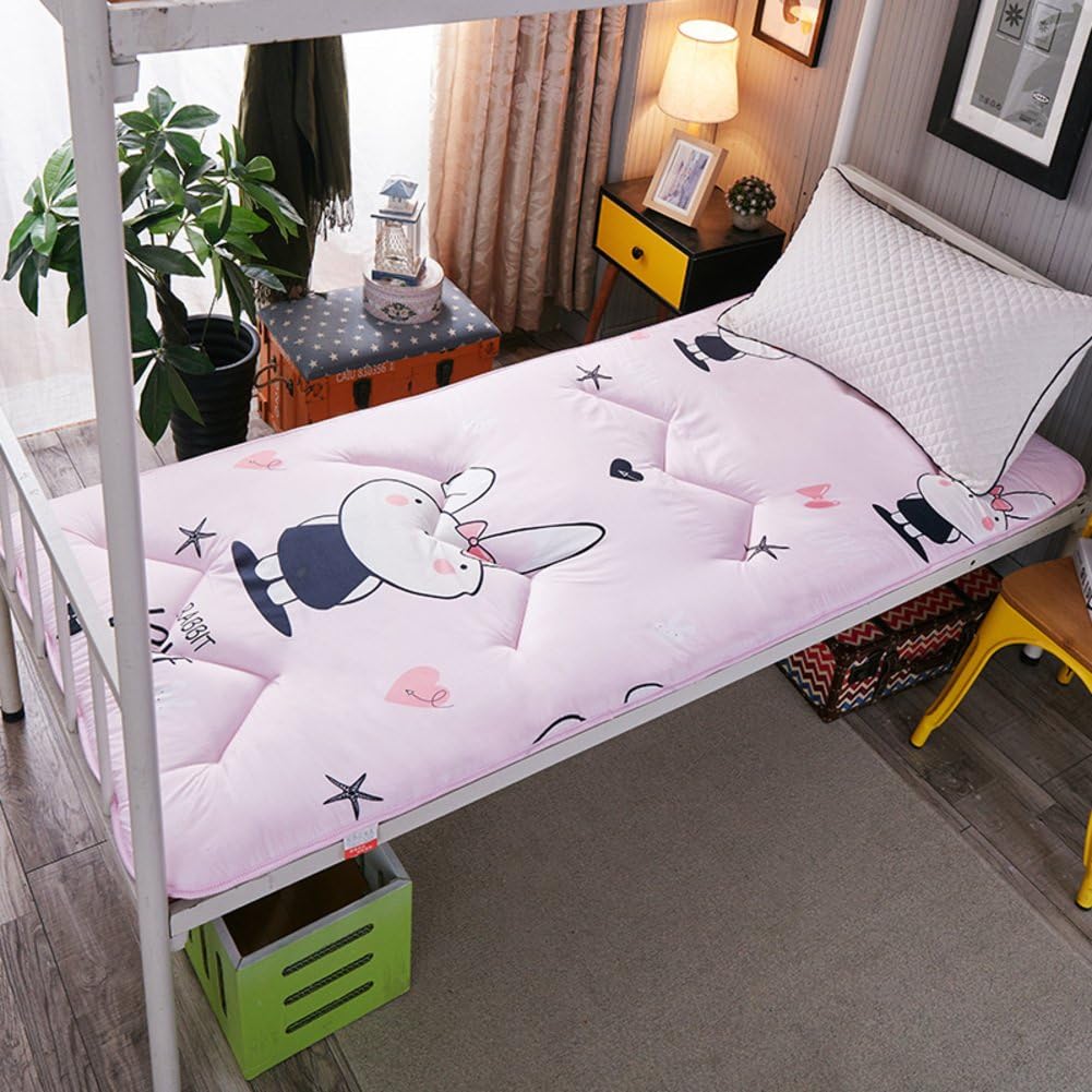 AMYDREAMSTORE Tatami Bed Mattress Anti-Slip Folding mat 1.8m Single Double Floor Sleeping pad nap for Living Room Dormitory-L 90x200cm(35x79inch)
