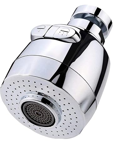 función 3-fluir aireador grifo ajustable boquilla 360 ° de rotación con