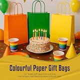 Thepaperbagstore 30 Rainbow Small Twist Handle Paper Bags 18x22x8cm view 8