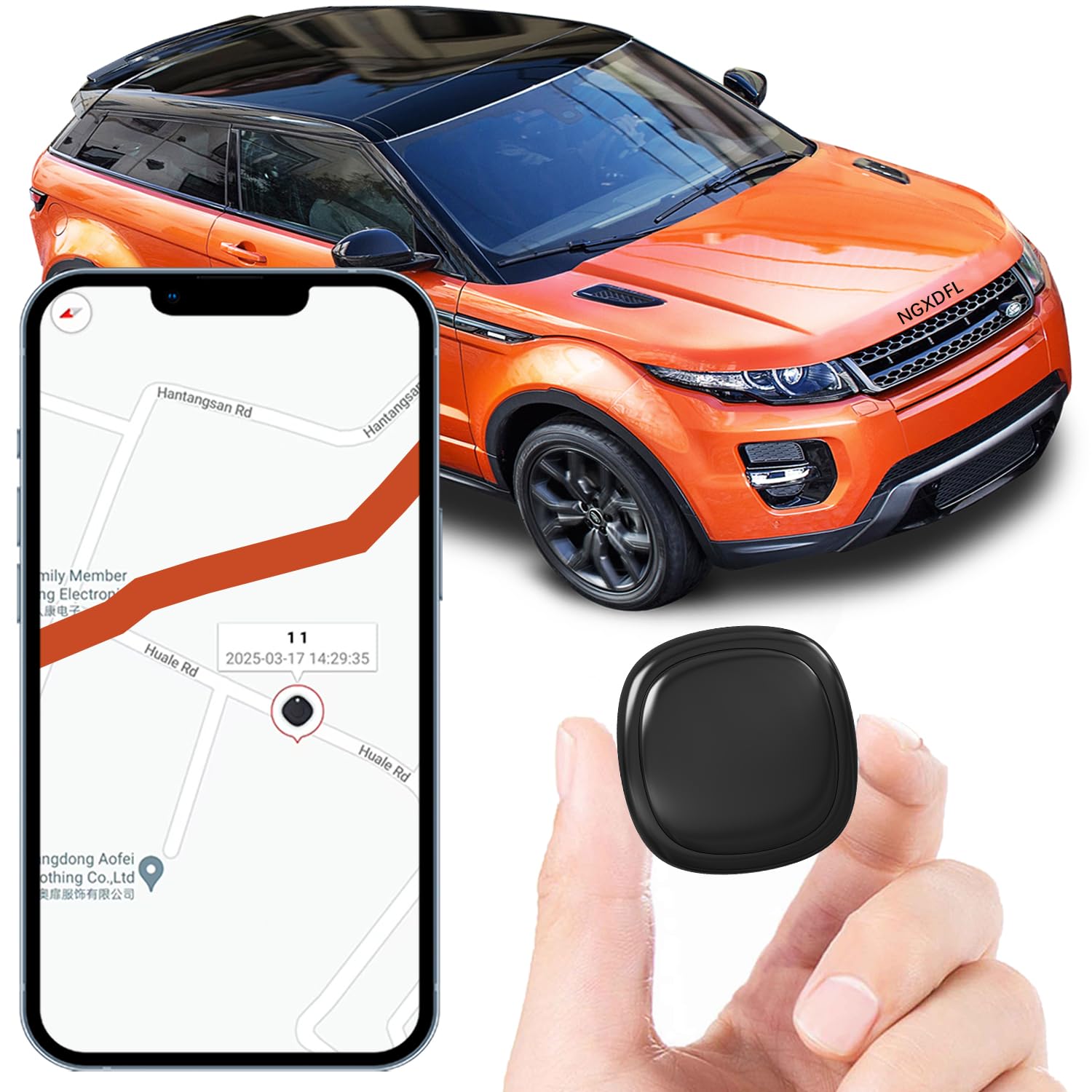 Photo 1 of NGXDFL Mini GPS Tracker for Vehicles-Tracker Device for Vehicles No Subscription No Monthly Fee Real-Time Car Tracker Device Hidden Magnetic Tracking for Cars Kids Dogs