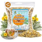 Calendula Herbal Tea &ndash; 4 oz (113 g) &ndash; Dried Marigold Flower Petals (Flores de Cal&eacute;ndula) &ndash; Loose Leaf Herbal Te, Culinary &amp; Topical Use &ndash; Wildcrafted, Non-GMO, Gluten-Free &ndash; by BexpertsUSA