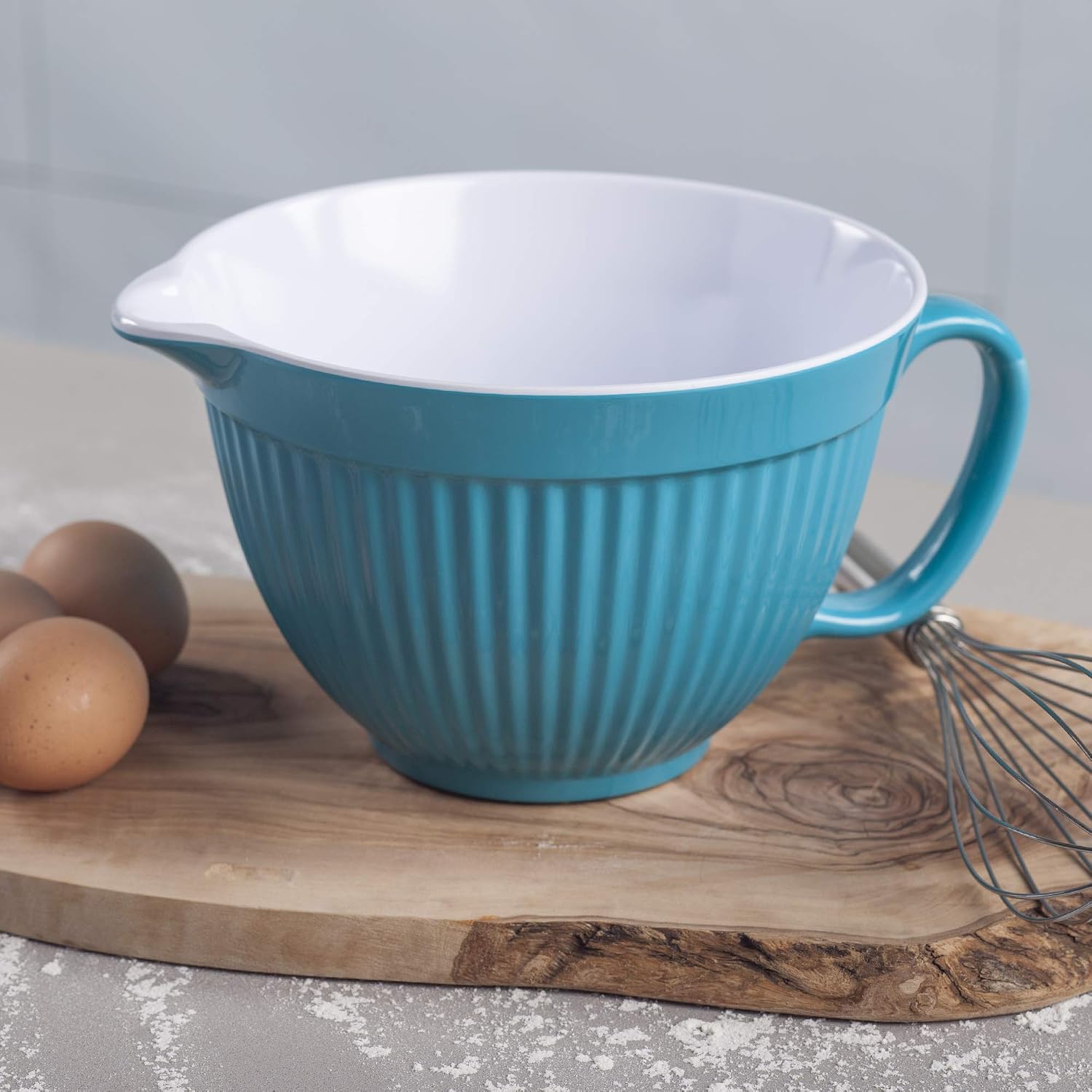 Zeal Mixing Bowl & Batter Jug, Kitchen Mixing Bowl for Baking & Cooking, Easy Pour Spout, Comfortable Handle & Non-Slip Base - Image 4