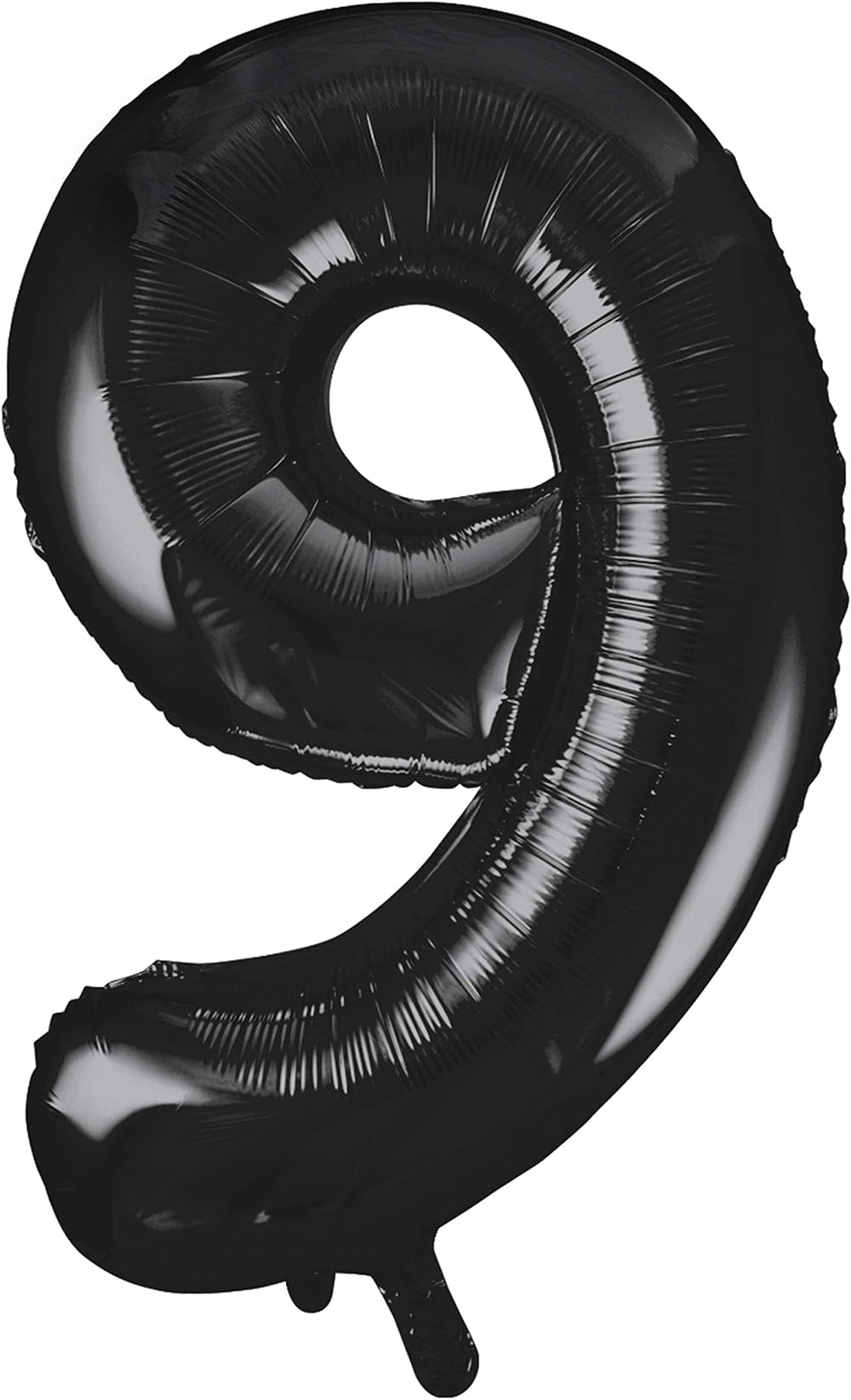 Unique Black Number 9 Shaped Large Foil Balloon 86cm 1 Piece