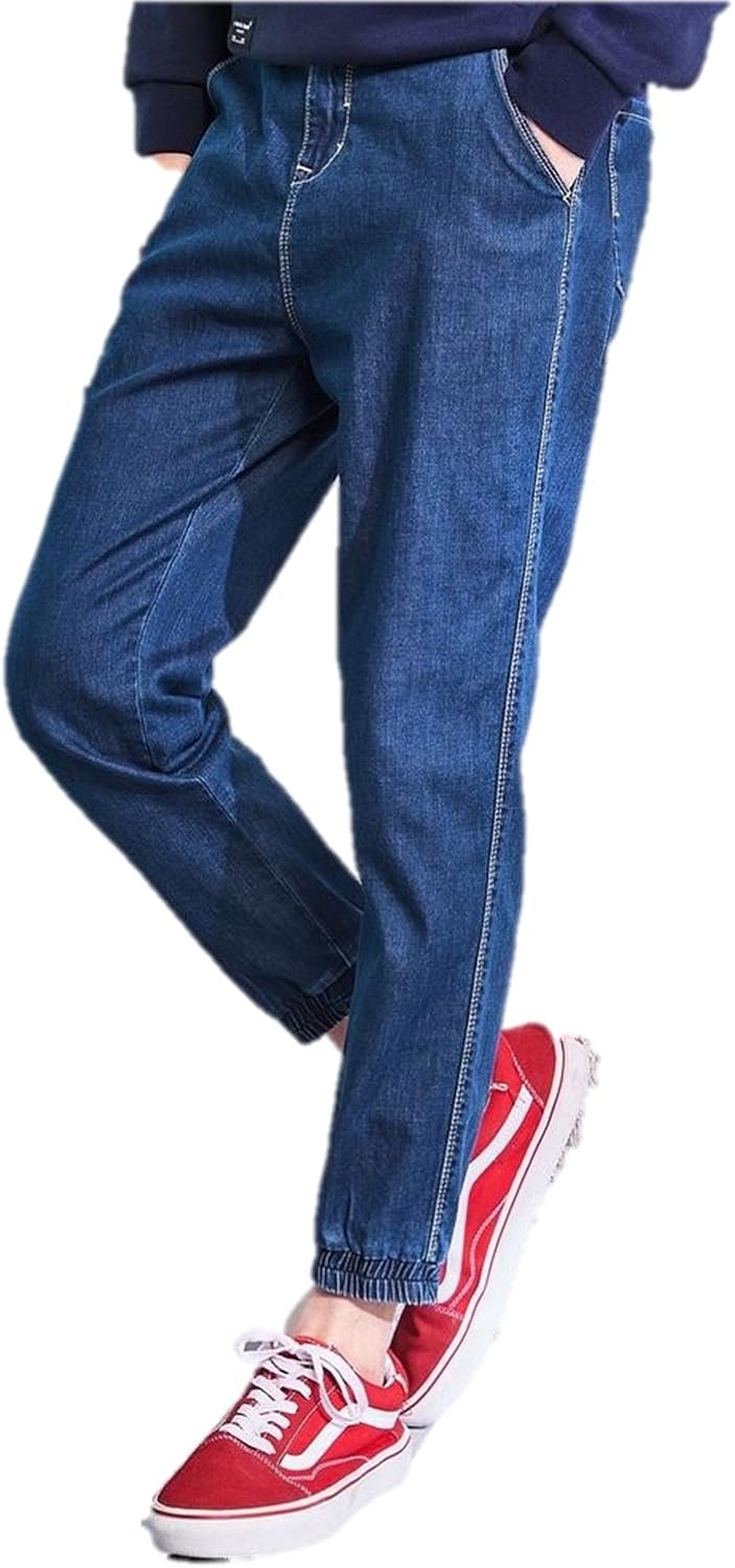 メンズ デニム きれいめ ジーンズ ジーパン パンツ ボトムス ストレッチ 裾ゴム K 26 ジーンズ 通販 Amazon