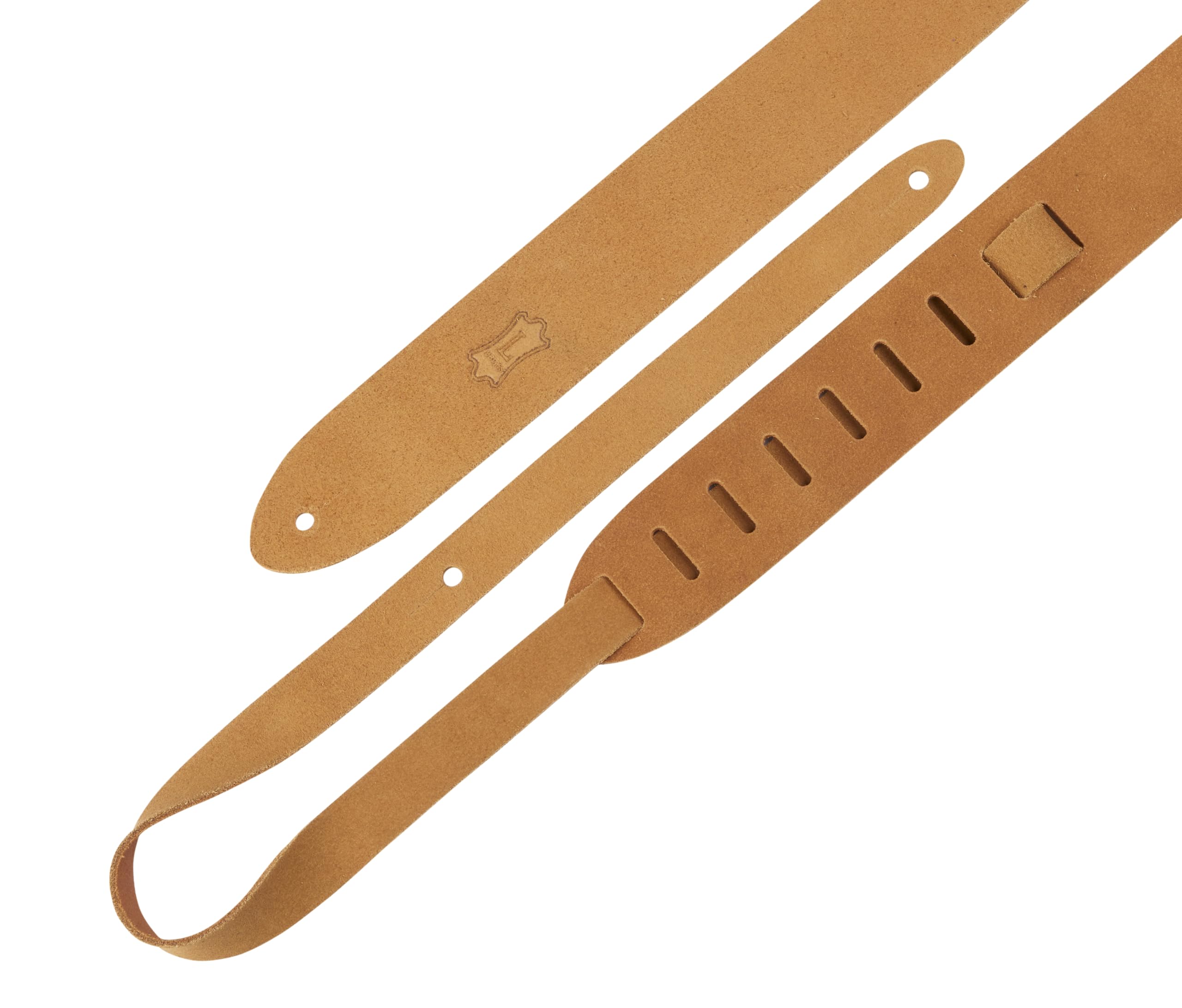 Levy's Leathers 2" Suede Leather Guitar strap; Extra Long - Tan (M12OH-XL-V2-TAN)