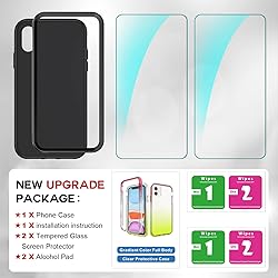LeYi for iPhone 10 Case, iPhone X Case with [2 x